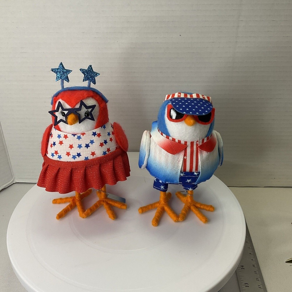 Target 2024‎ Featherly Friends Summer Sun Squad Fabric Birds Bubba & Starla